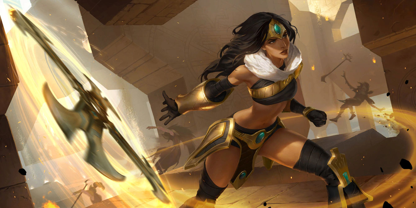 Sivir Art from Legends of Runeterra