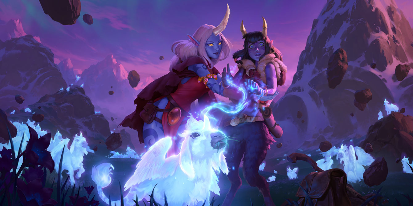 Soraka Art from Legends of Runeterra