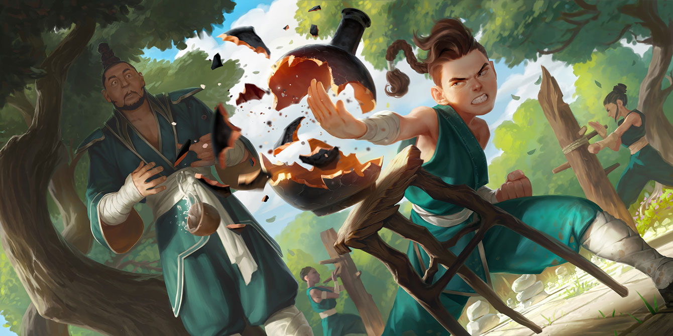 Sparring Student Art from Legends of Runeterra