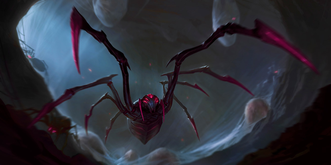 Spiderling Art from Legends of Runeterra