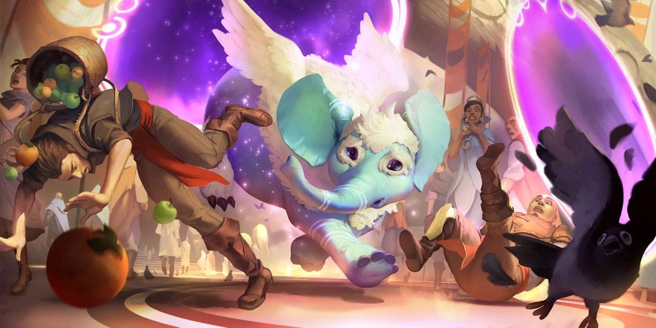 Startled Stomper Art from Legends of Runeterra