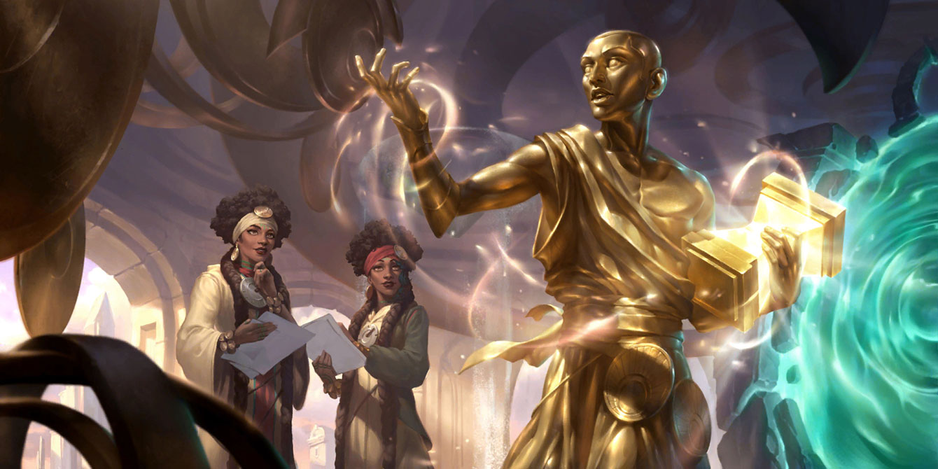 Stasis Statue Art from Legends of Runeterra