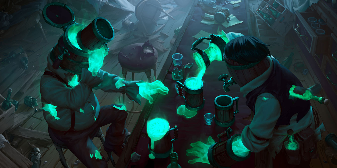 Stirred Spirits Art from Legends of Runeterra
