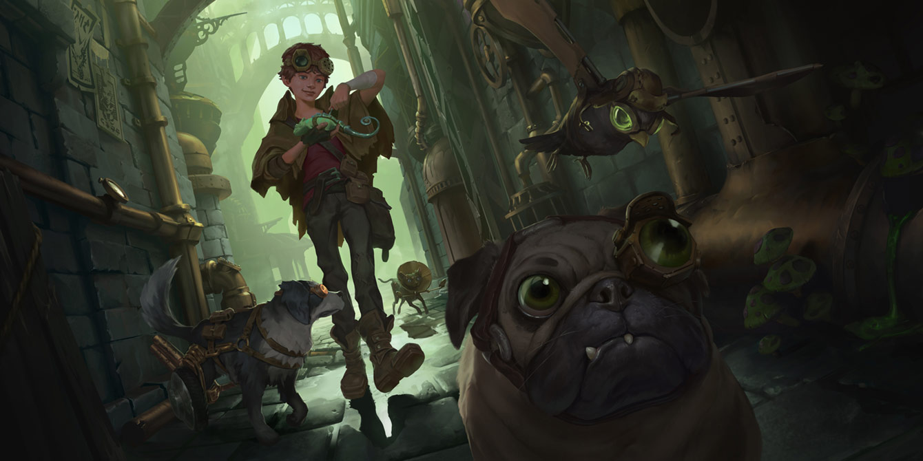 Sumpsnipe Scavenger Art from Legends of Runeterra