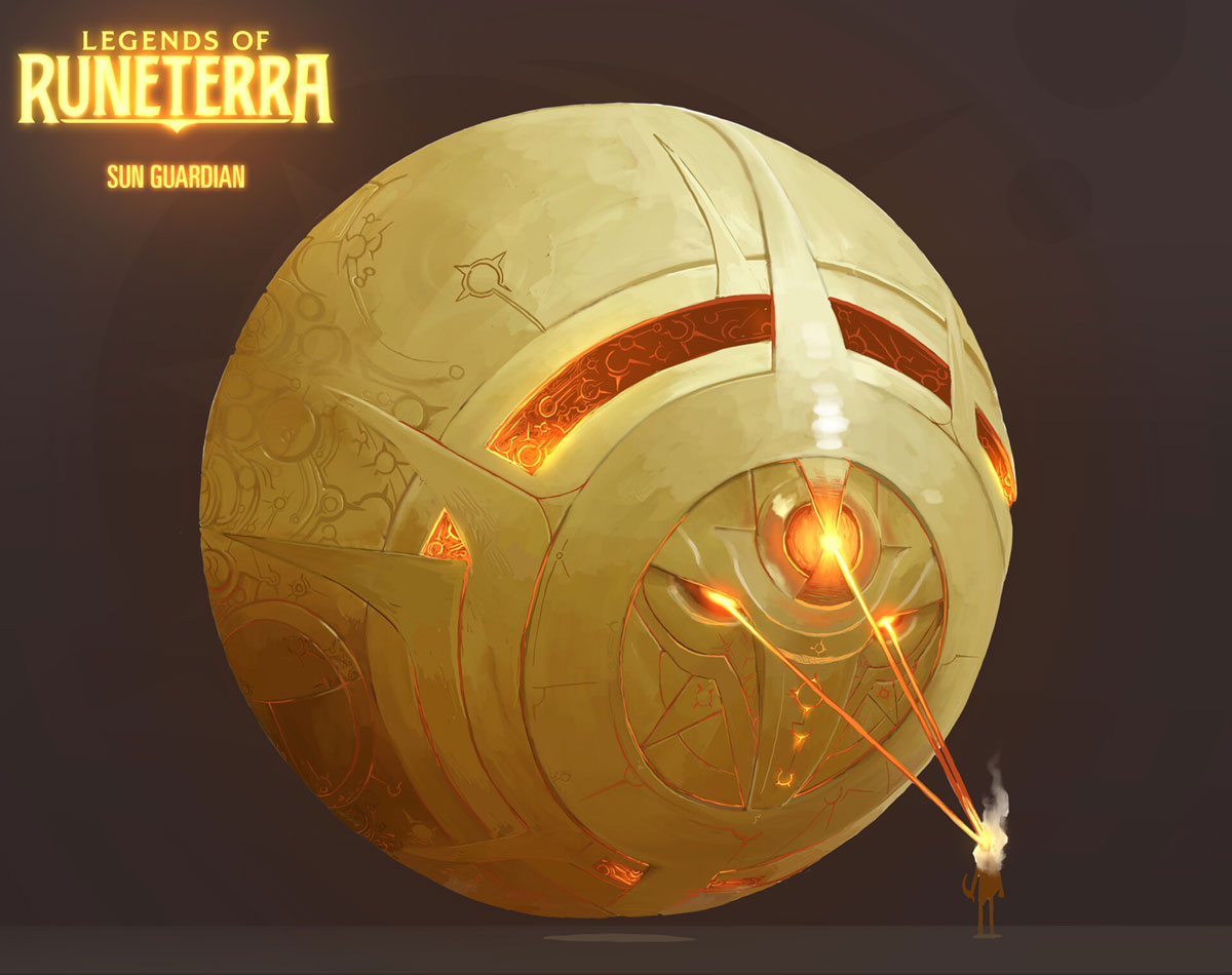 Sun Guardian Concept Art from Legends of Runeterra