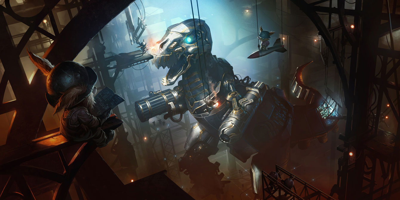 T-Hex Art from Legends of Runeterra