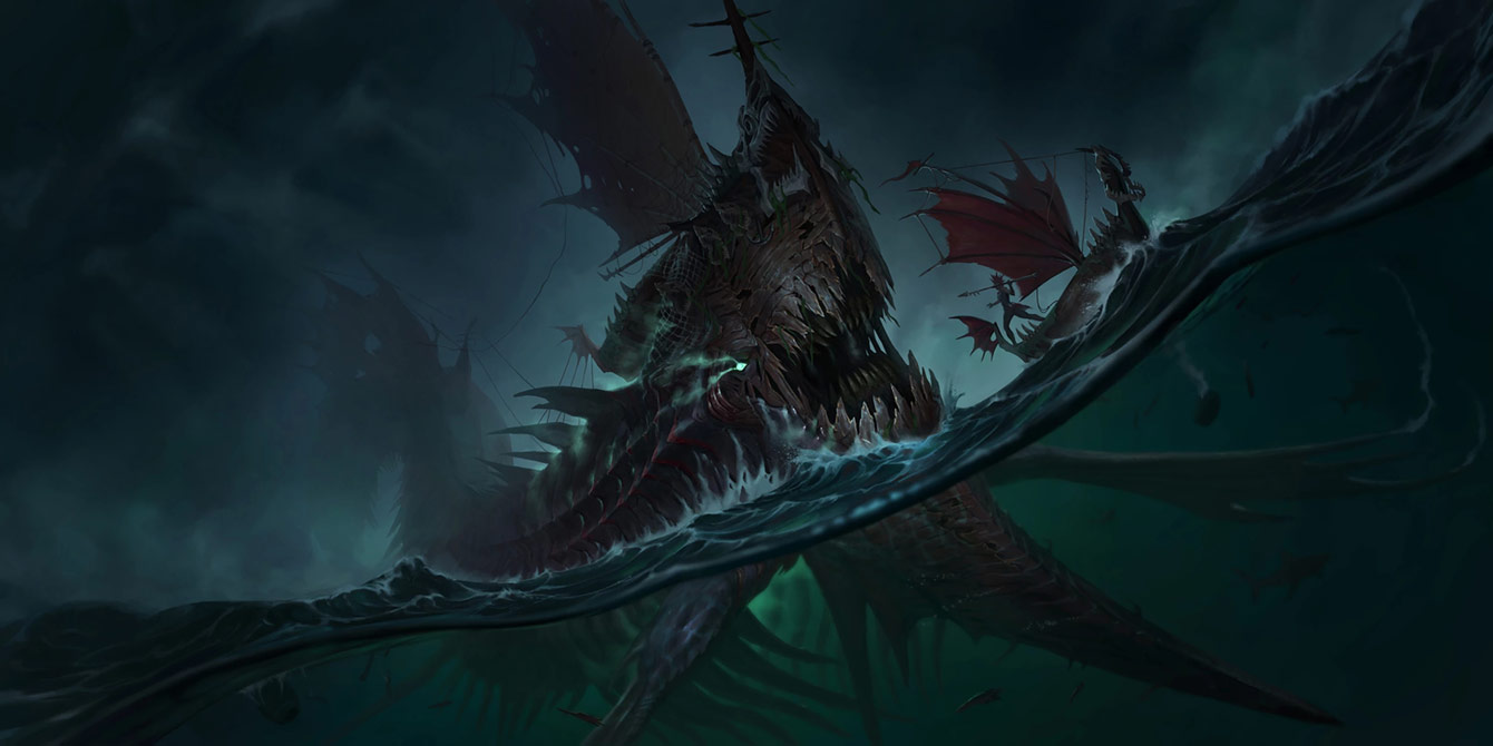 Terror of the Tides Art from Legends of Runeterra