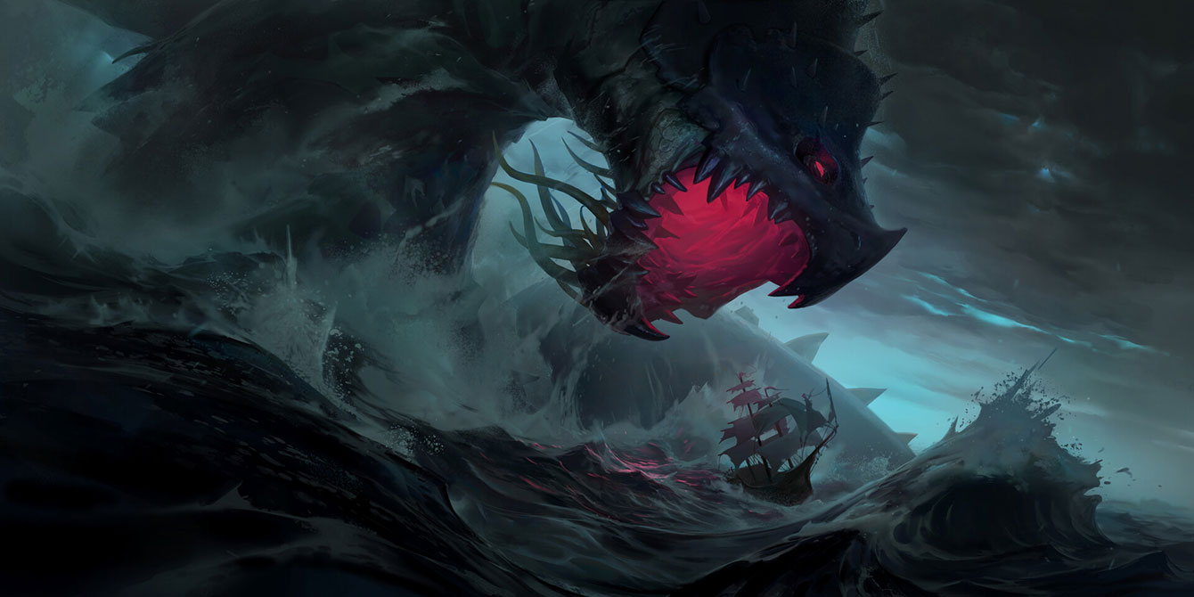 The Beast Below Art from Legends of Runeterra