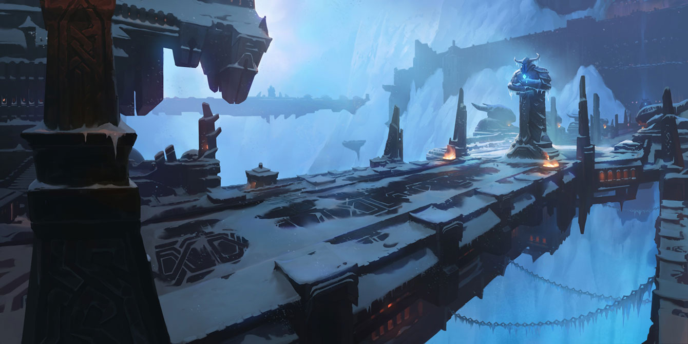 The Howling Abyss Art from Legends of Runeterra