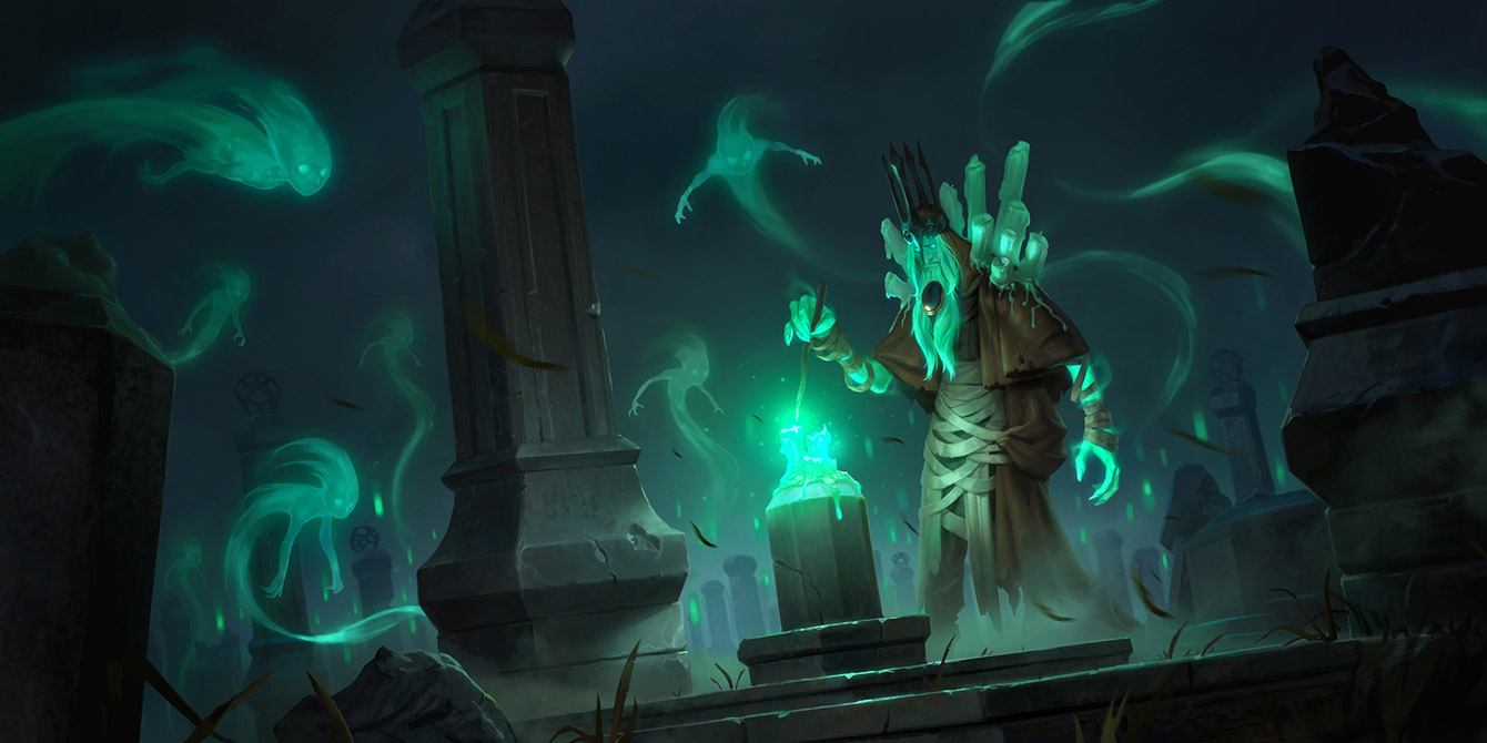 The Rekindler Art from Legends of Runeterra