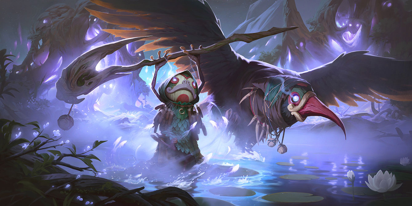 The Wings and the Wave Art from Legends of Runeterra