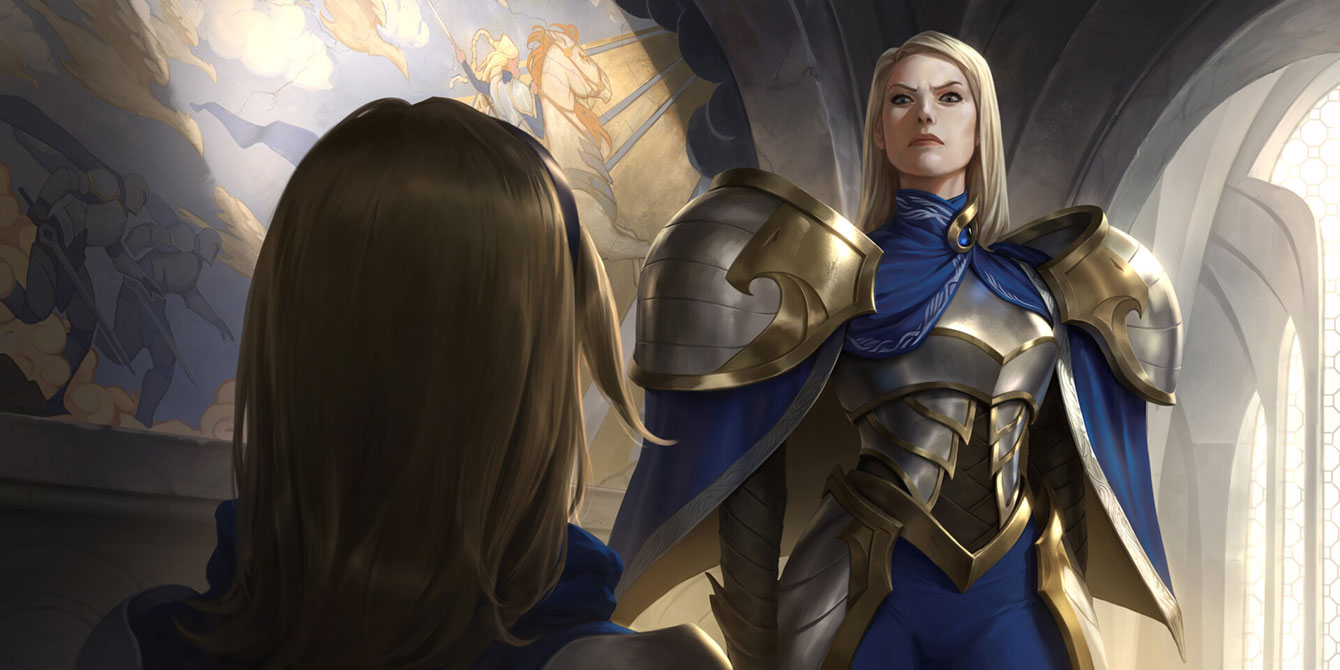 Tianna Crownguard Art from Legends of Runeterra