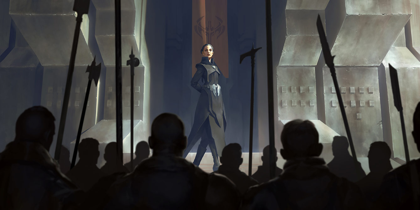 Trifarian Assessor Art from Legends of Runeterra