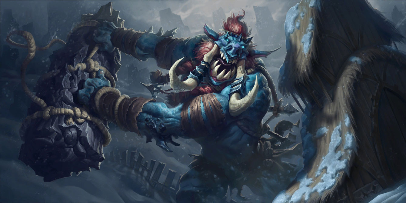 Troll Ravager Art from Legends of Runeterra