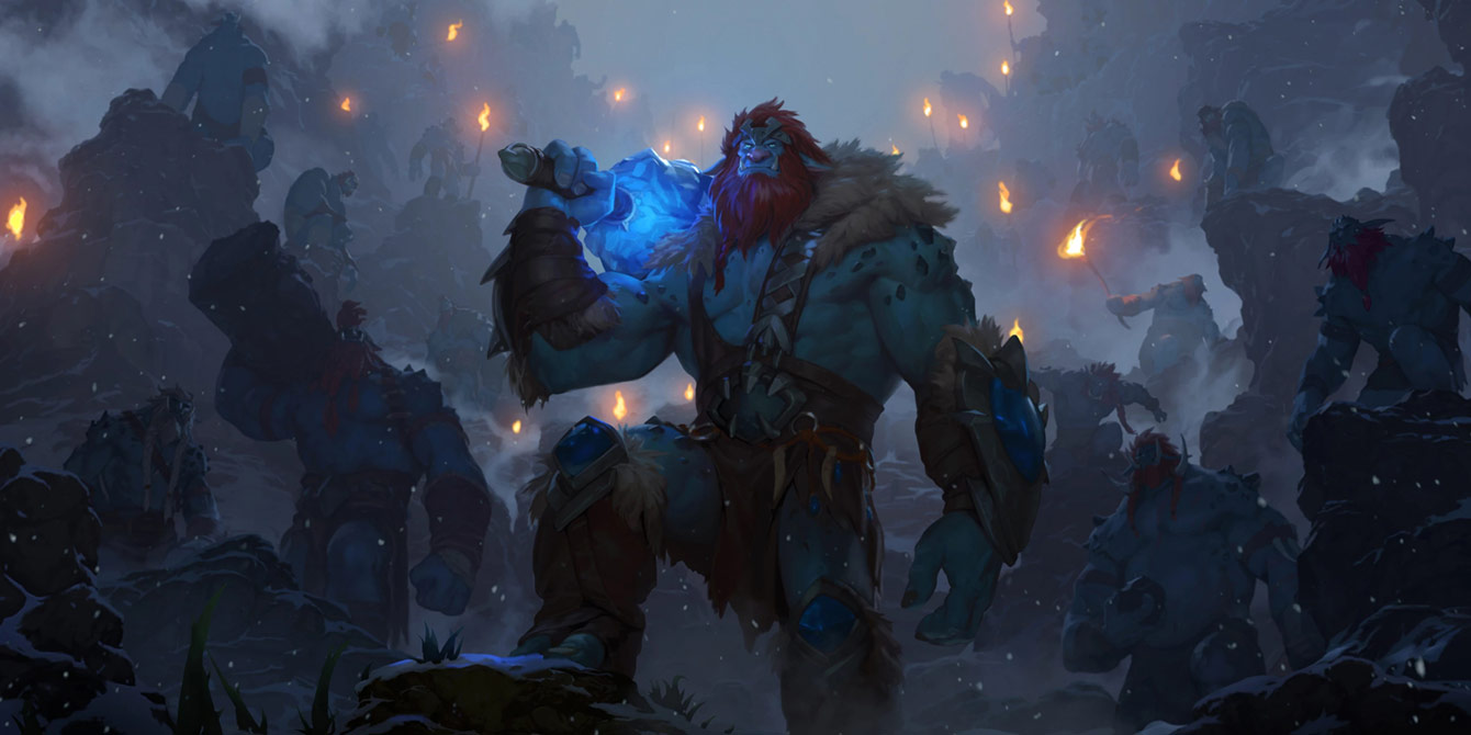 Trundle Art from Legends of Runeterra