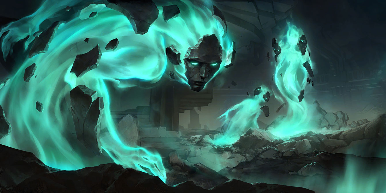Unleashed Spirit Art from Legends of Runeterra