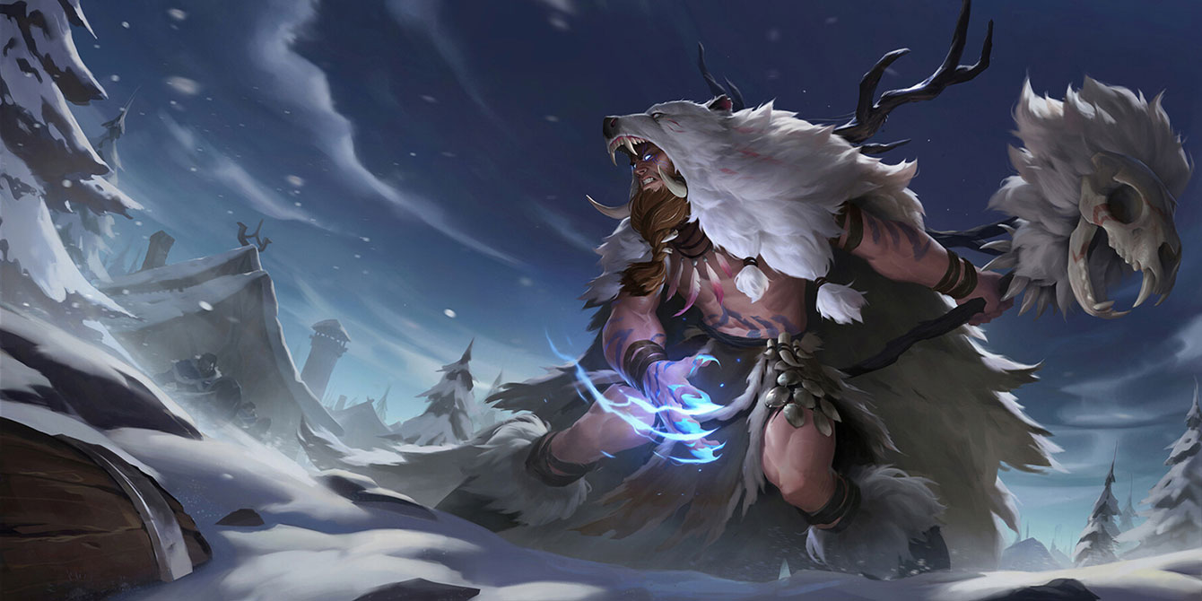 Ursine Spiritwalker Art from Legends of Runeterra