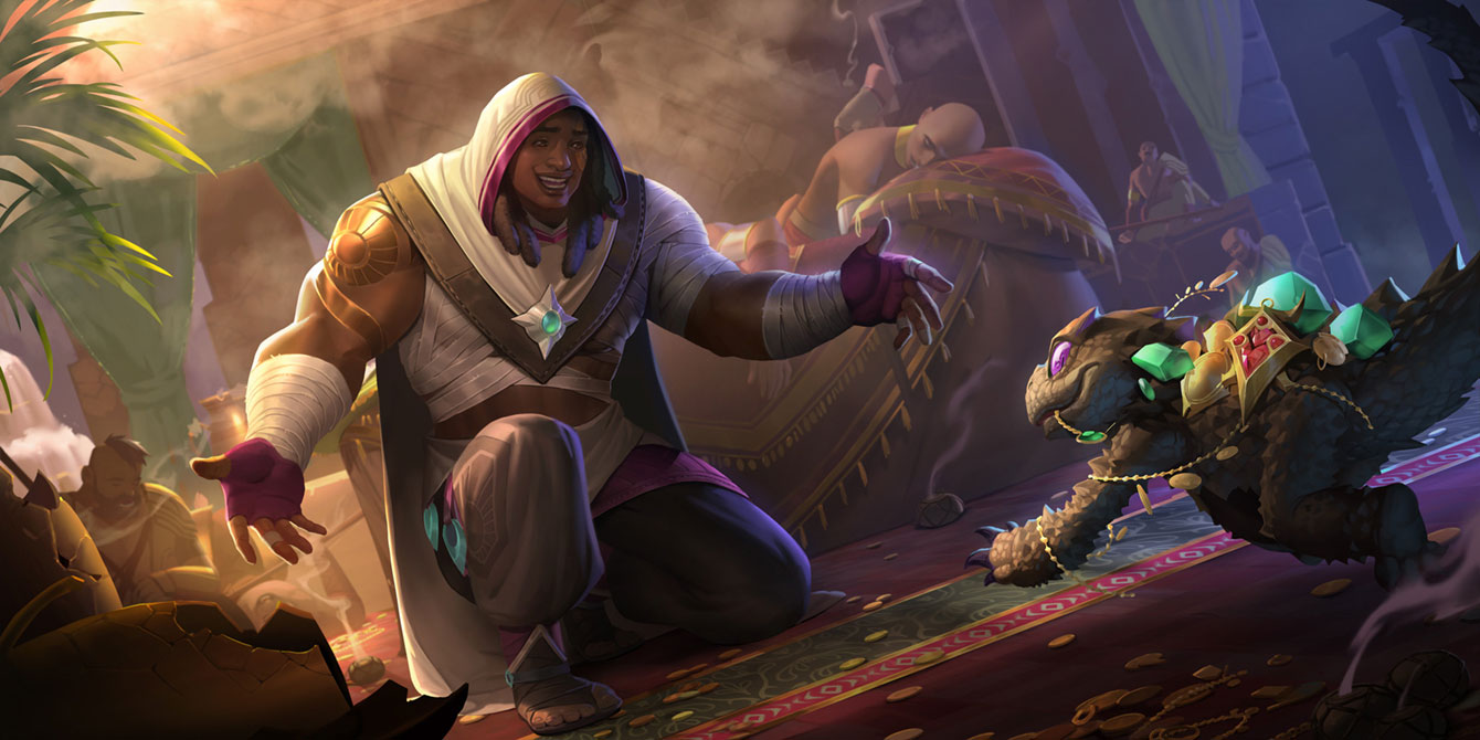 Vekauran Bruiser Art from Legends of Runeterra