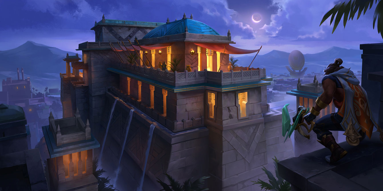 Warlord's Palace Art from Legends of Runeterra