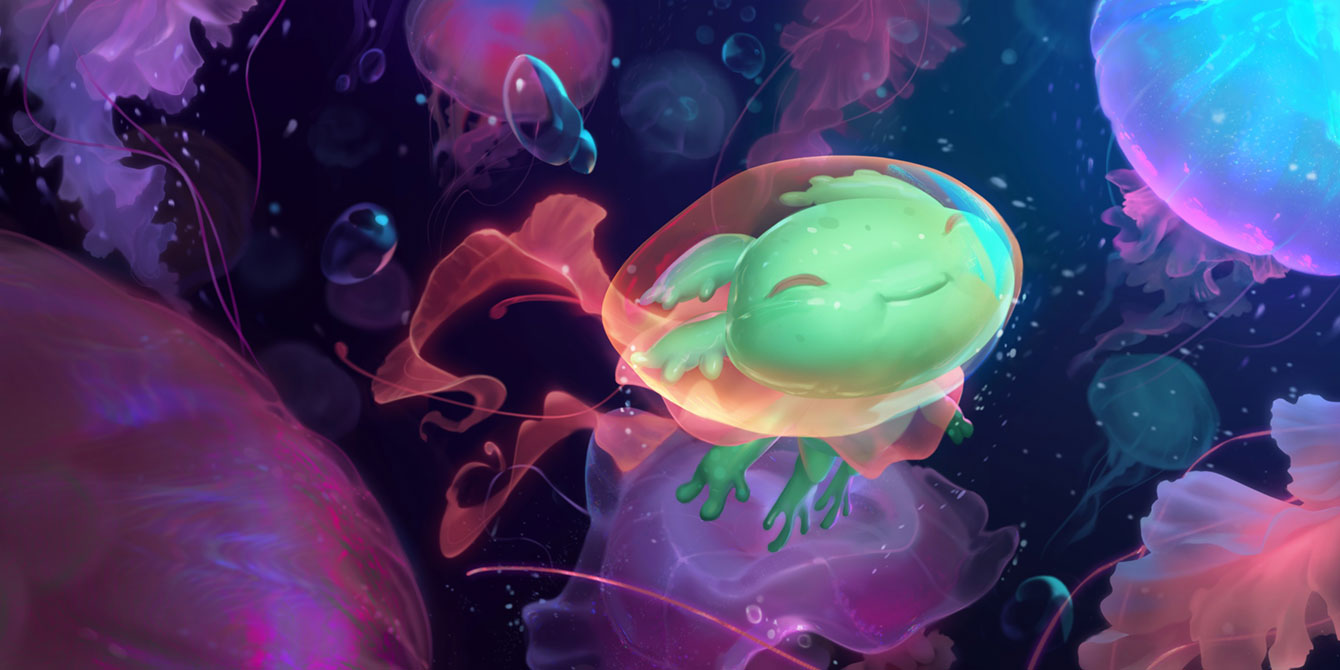 Wiggly Burblefish Art from Legends of Runeterra