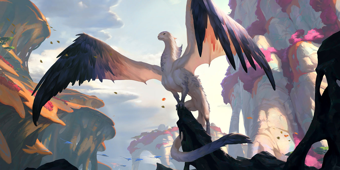 Windfarer Hatchling Art from Legends of Runeterra