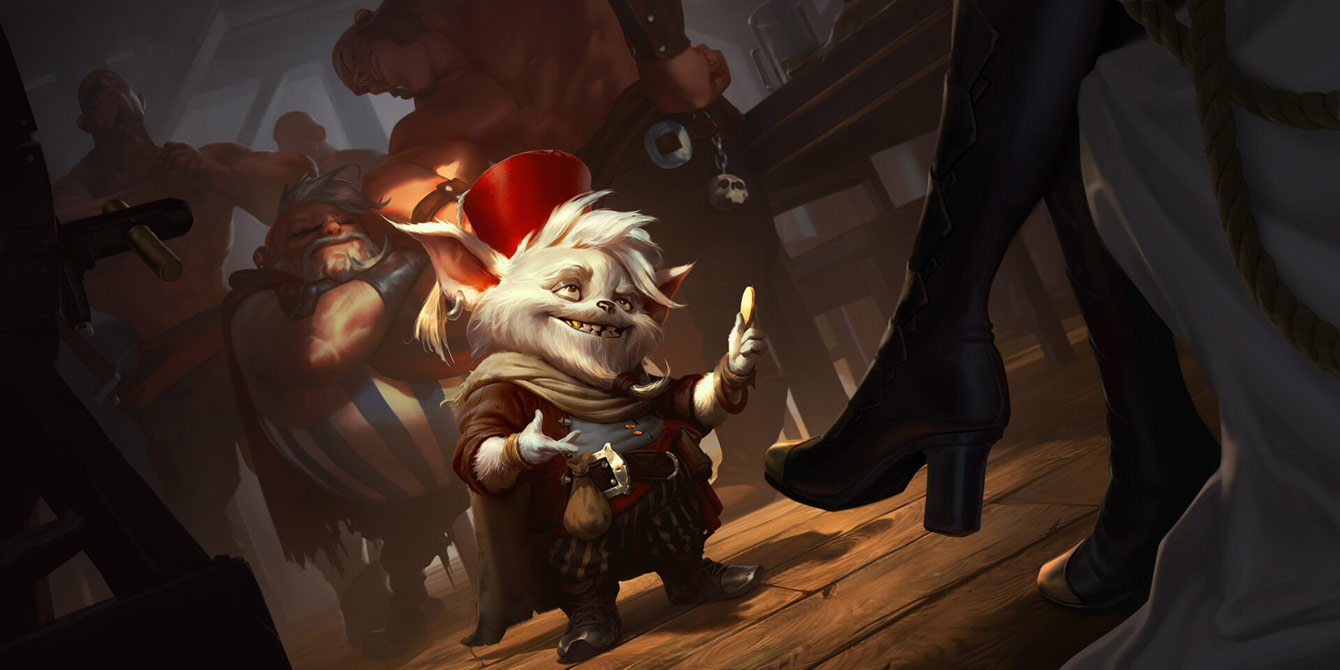 Yordle Grifter Art from Legends of Runeterra