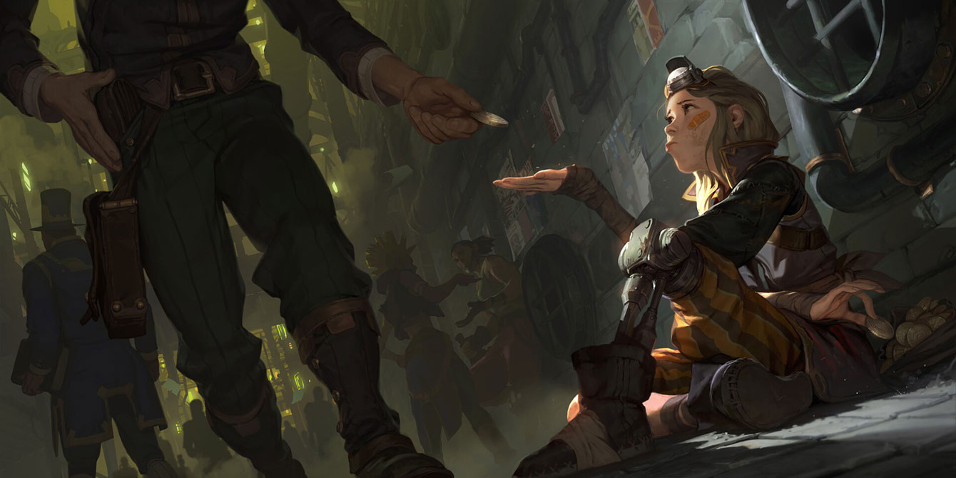 Zaunite Urchin Art from Legends of Runeterra