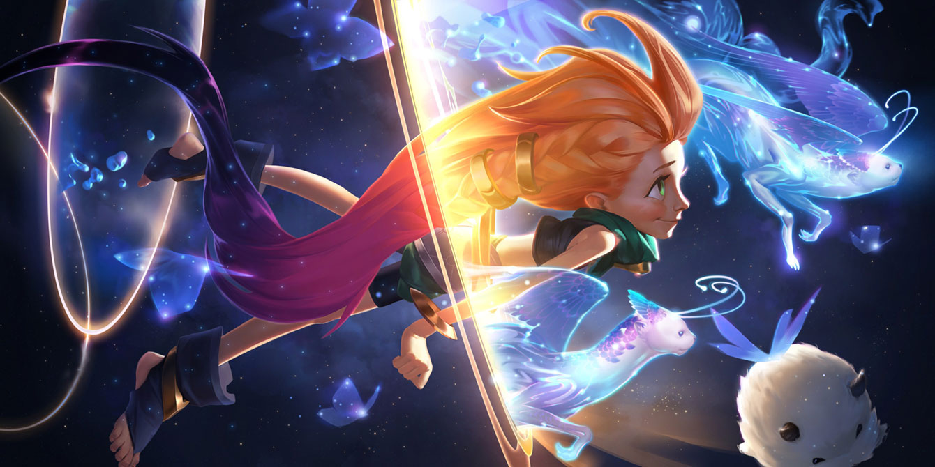 Zoe Level 2 Art from Legends of Runeterra