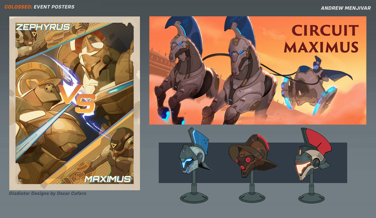 Colosseo Event Posters Art from Overwatch 2