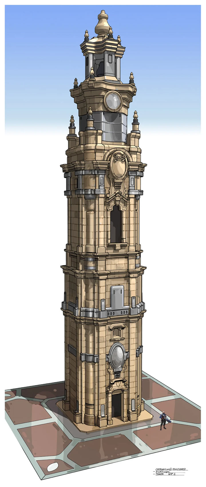 Esperan&ccedil;a Tower Art from Overwatch 2