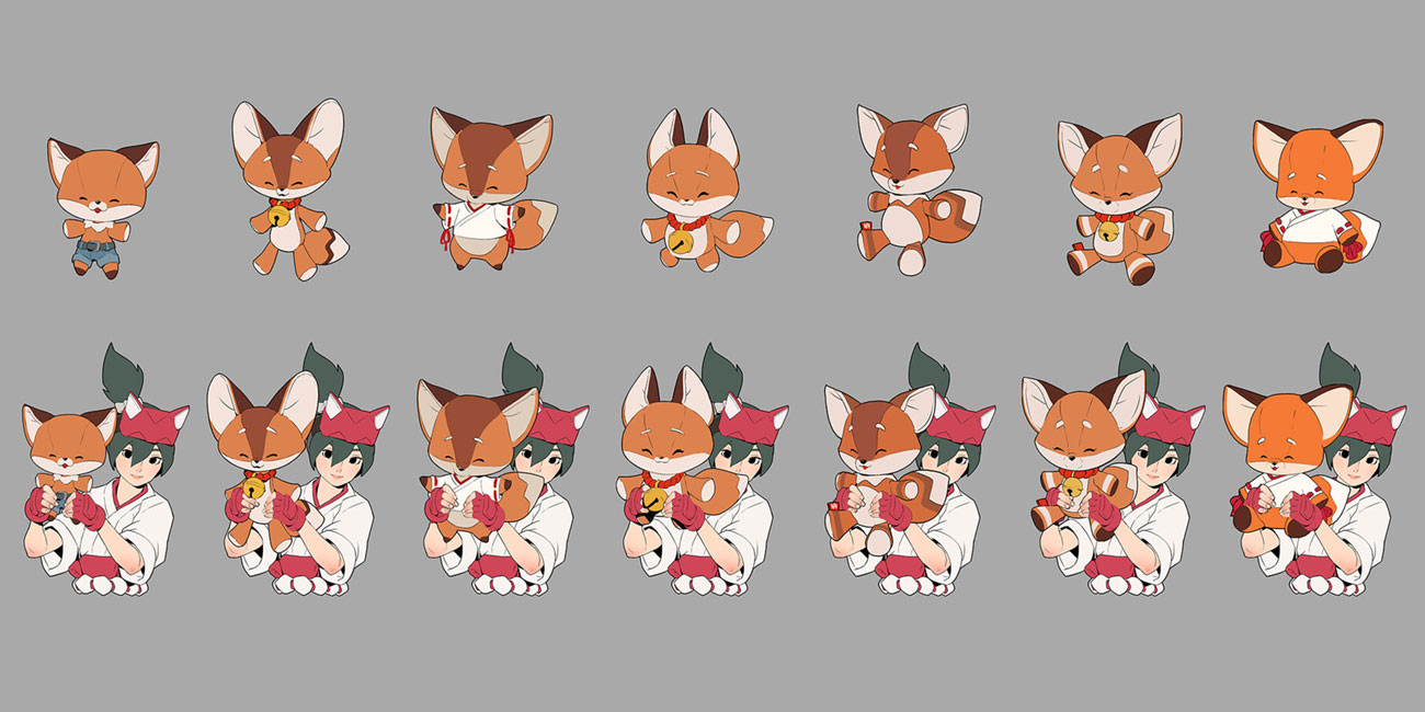 Fox Plushie Exploration Art from Overwatch 2