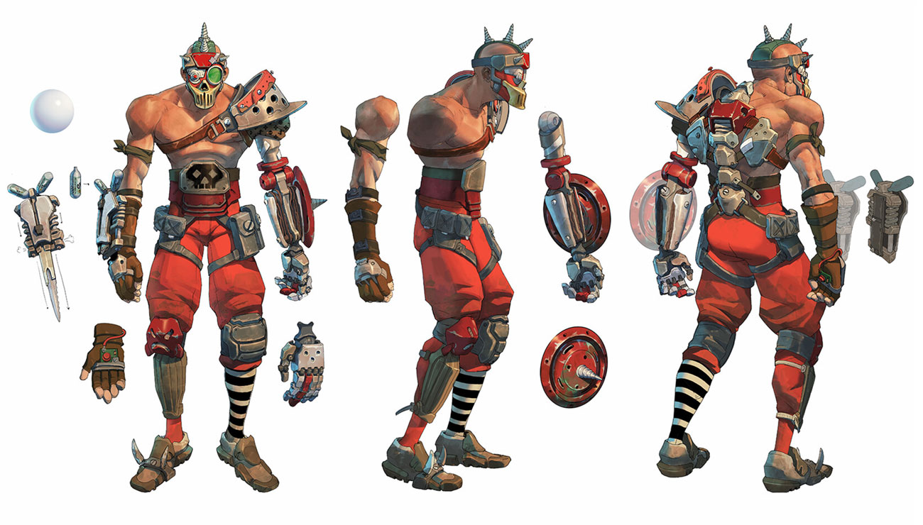 Geiger Concept Art from Overwatch 2