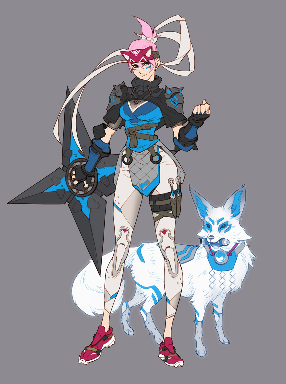 Kiriko Original Concept Art from Overwatch 2