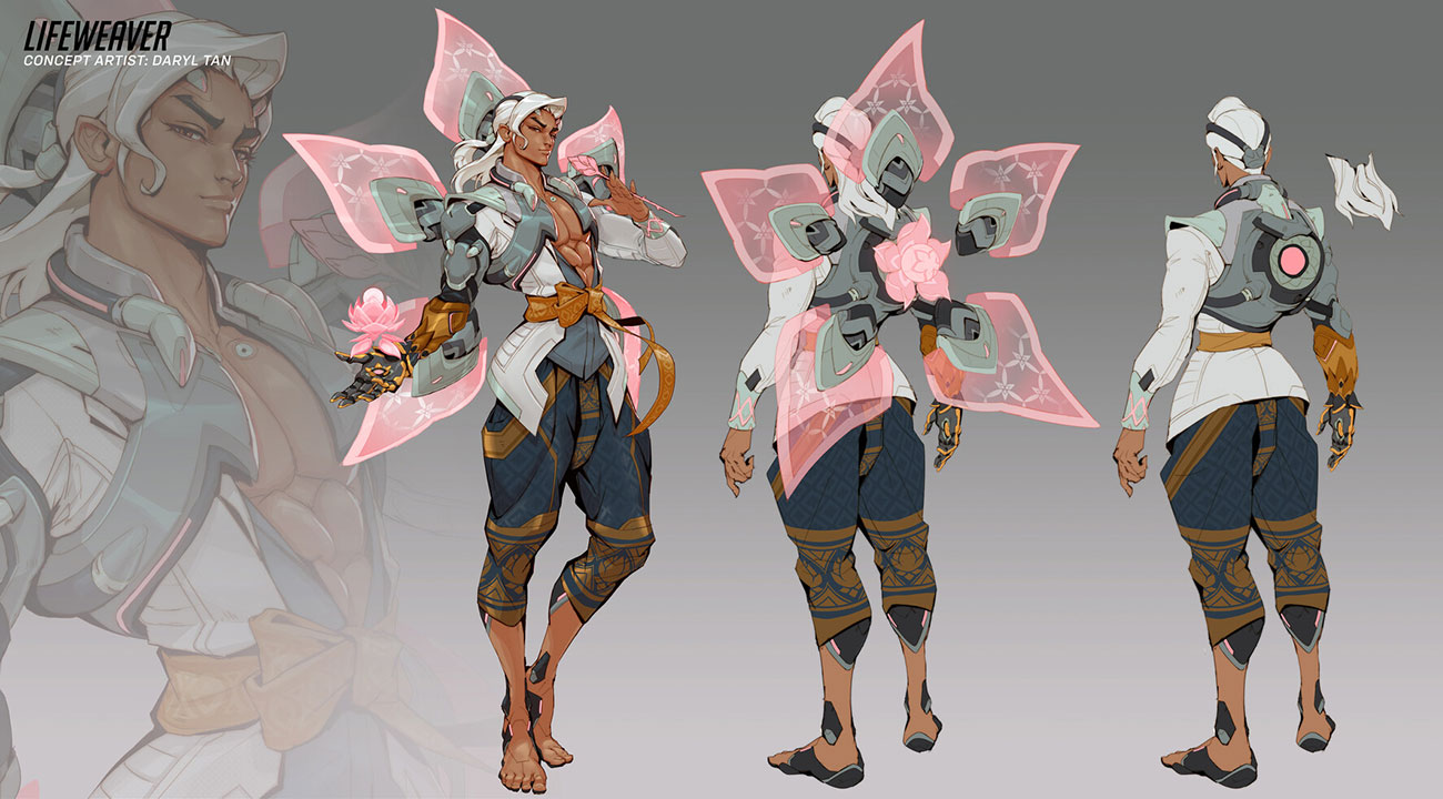 Lifeweaver Concept Art from Overwatch 2