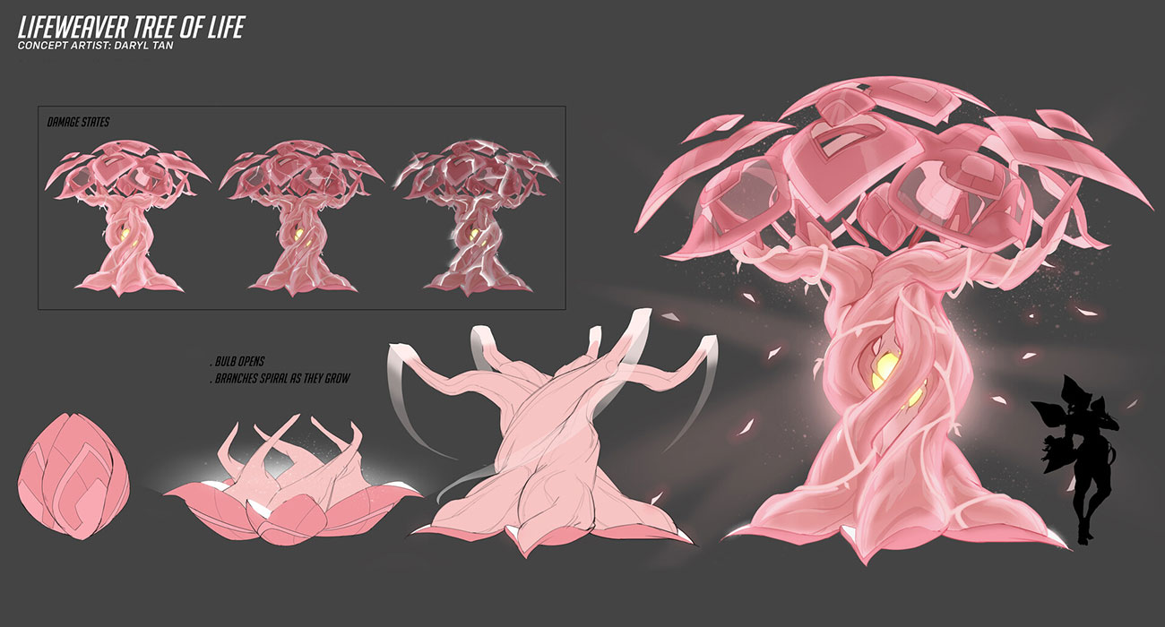 Lifeweaver Tree of Life Art from Overwatch 2