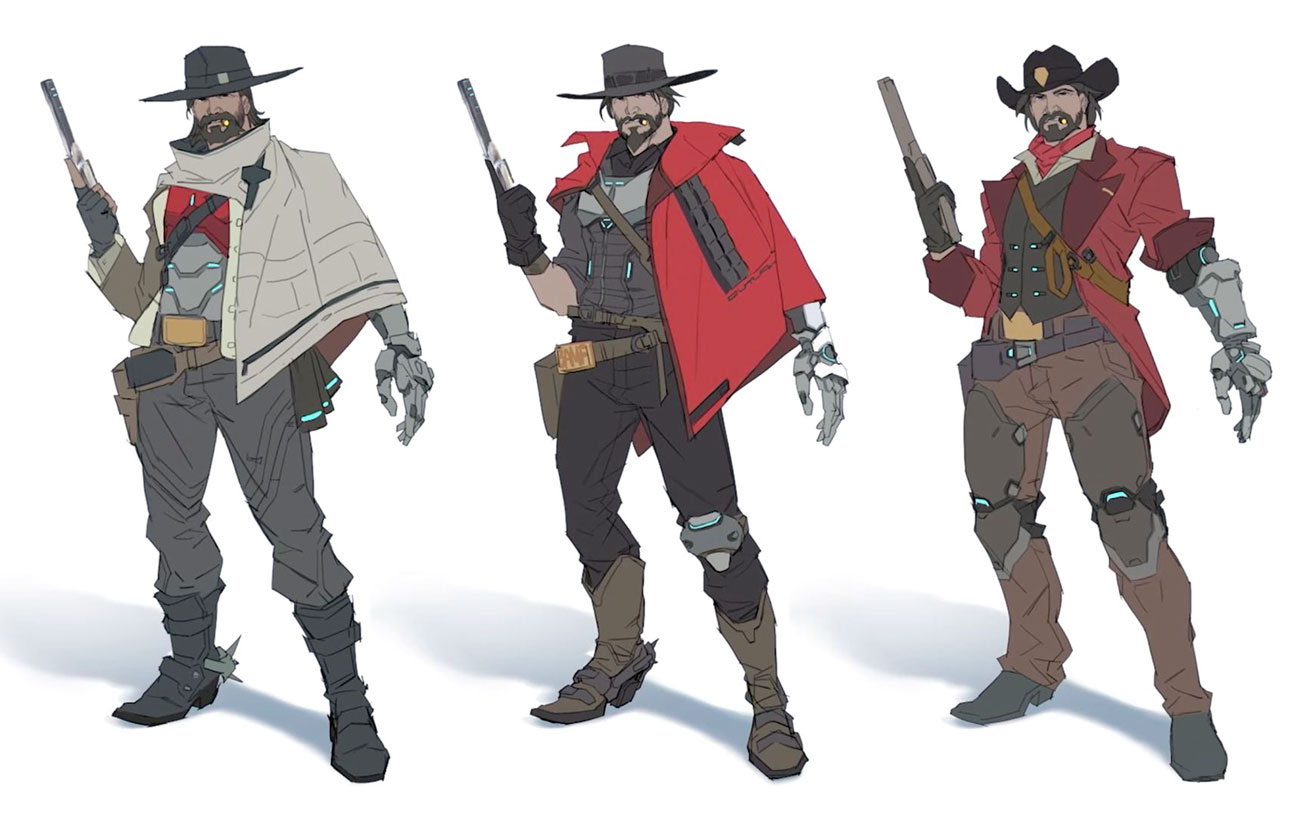 McCree Concept Art from Overwatch 2