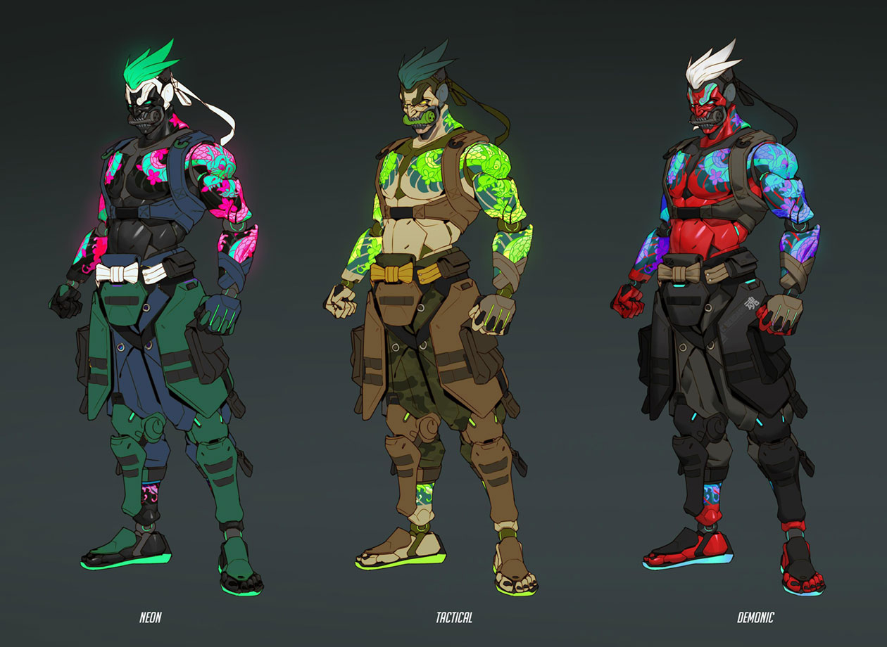 Mythic Skin Color Customization Art from Overwatch 2