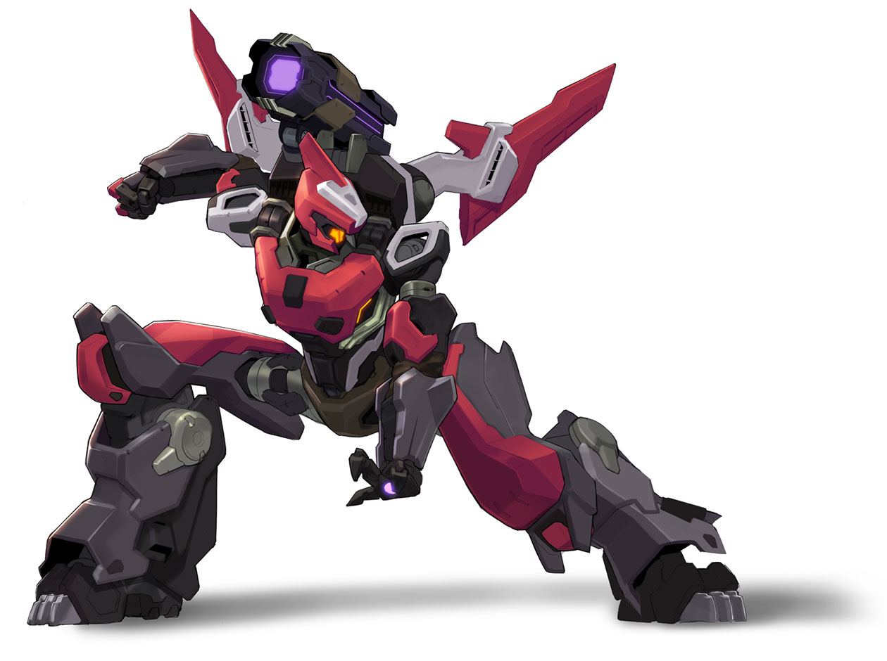 Null Sector Skirmisher Art from Overwatch 2