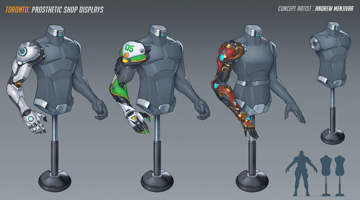 New Queen Street Prosthetic Shop Displays Art from Overwatch 2