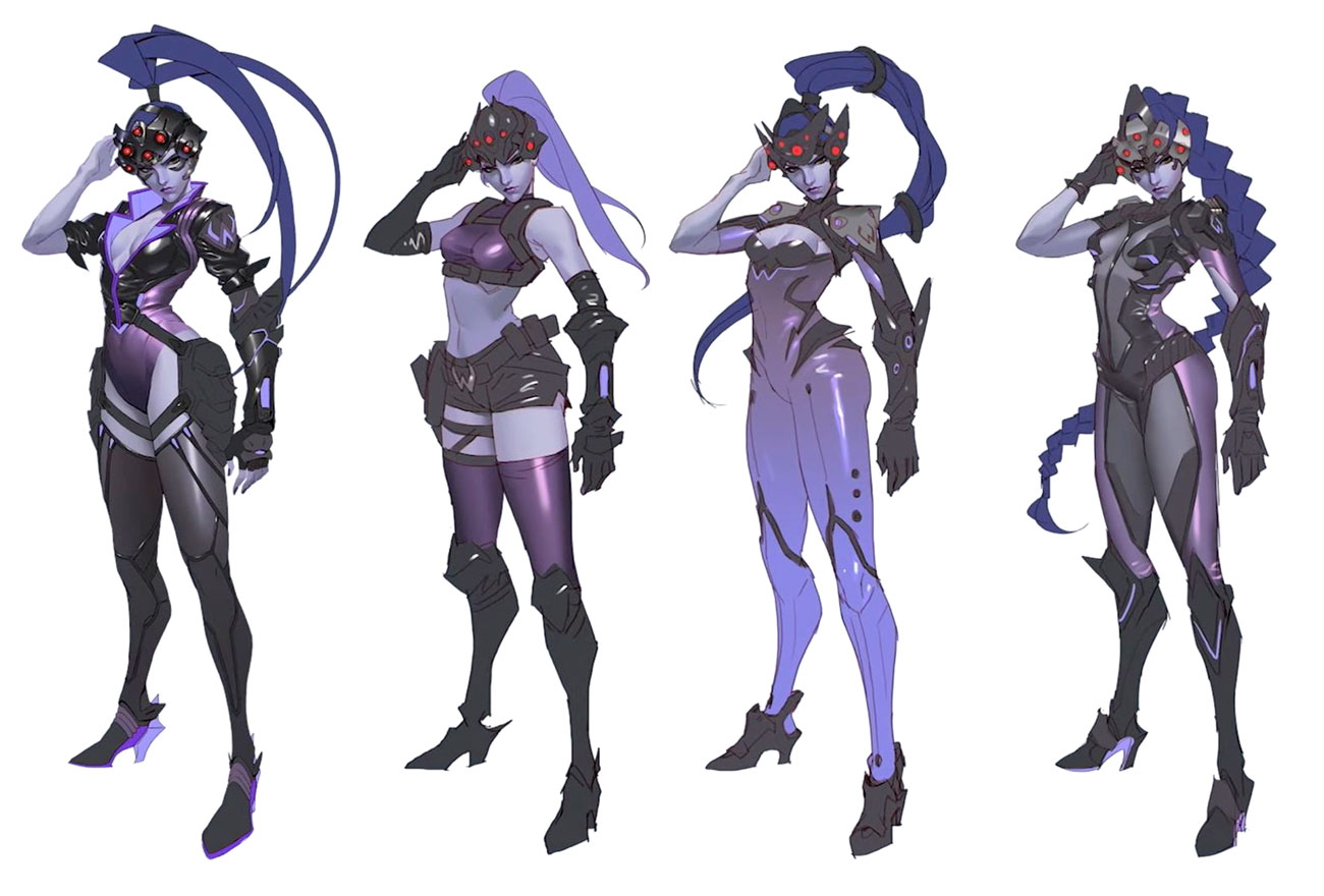Widowmaker Concept Art from Overwatch 2