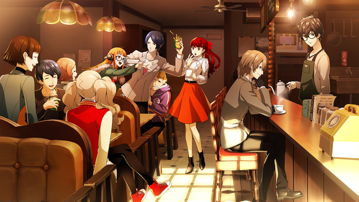 A Reality Without Pain Ending Art from Persona 5 Royal