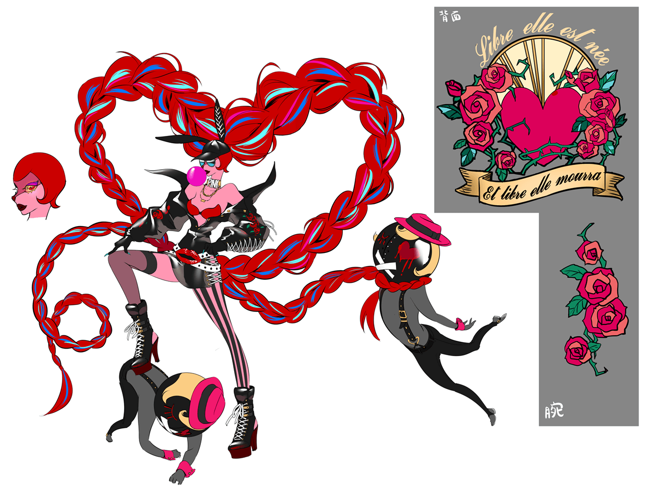 Celestine Concept Art from Persona 5 Royal