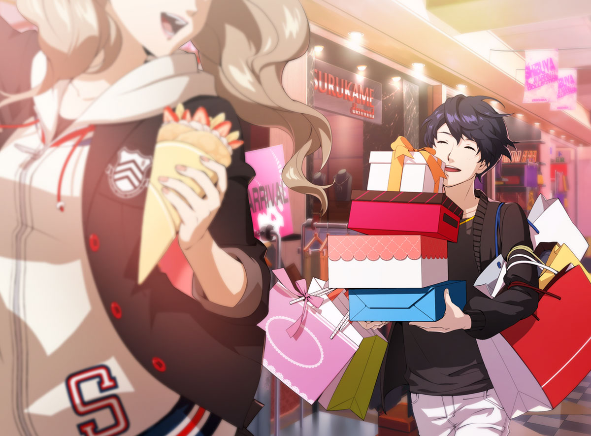 Happy Shopping Ending Art from Persona 5 Royal