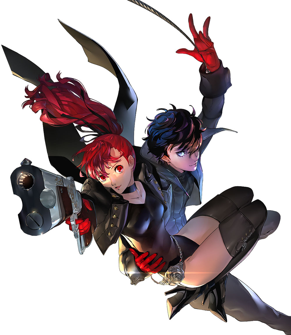 Joker and Violet Art from Persona 5 Royal
