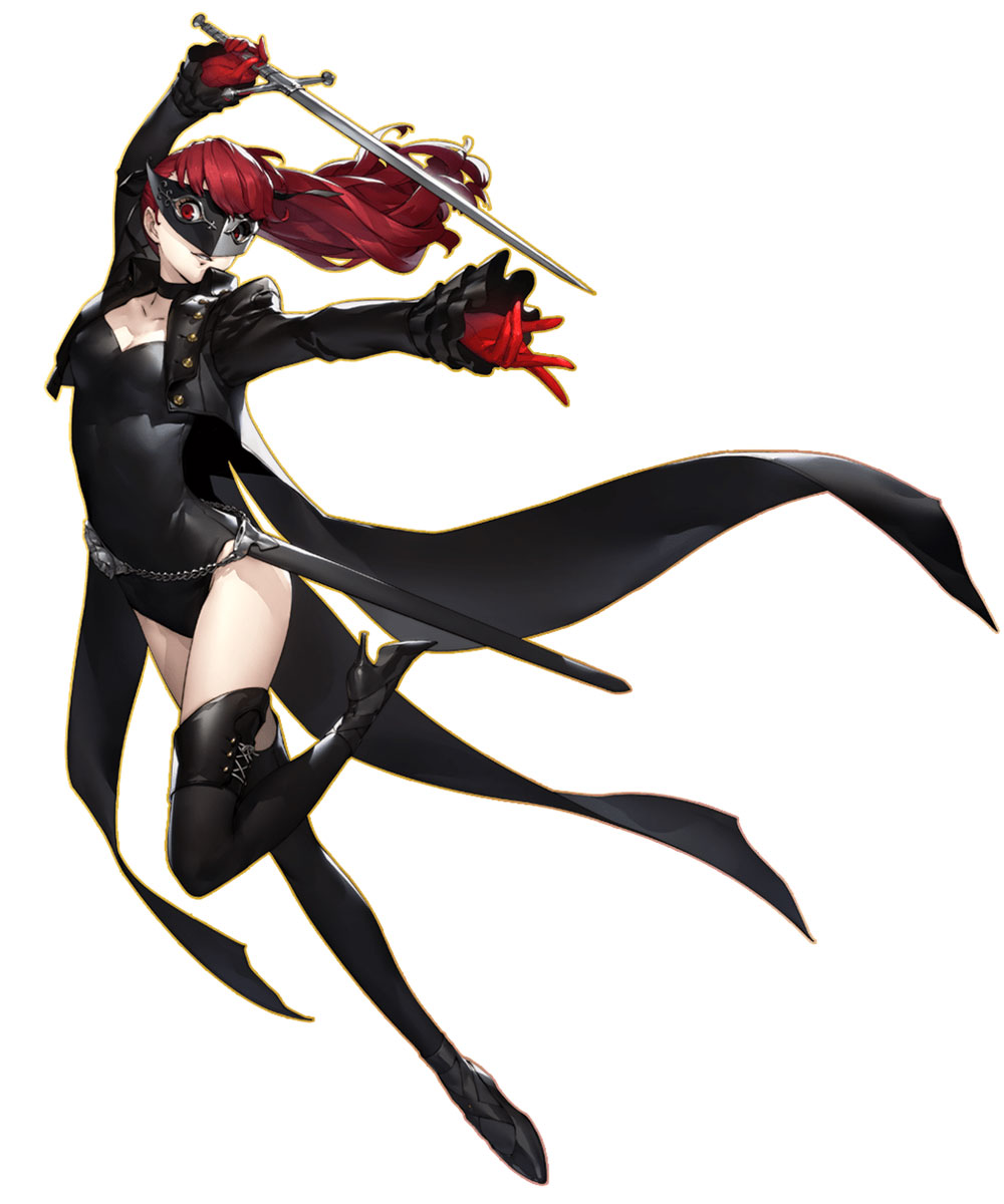 Kasumi, Phantom Thief Violet Character Art from Persona 5 Royal