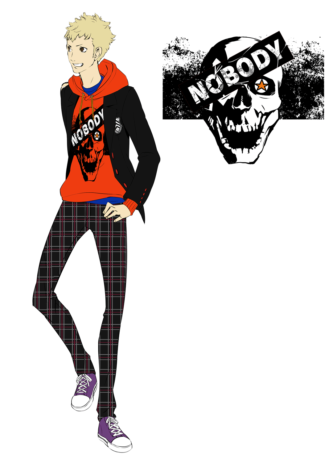 Ryuji Sakamoto Concept Art from Persona 5 Royal