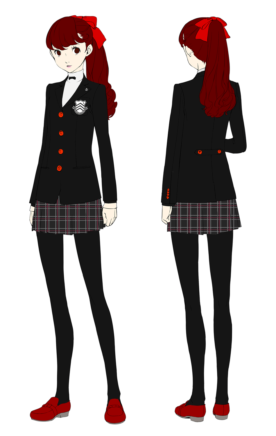 Sumire Winter Uniform Art from Persona 5 Royal