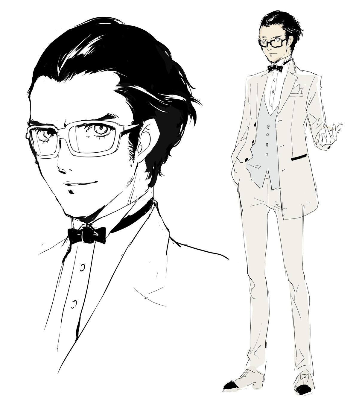 Takuto Maruki Alternate Attire Art from Persona 5 Royal