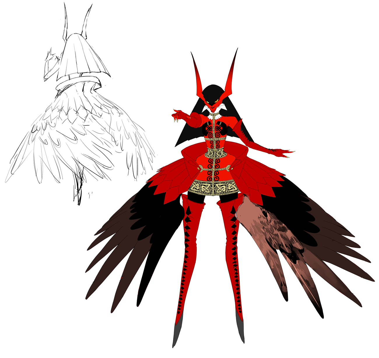 Vanadis Concept Art from Persona 5 Royal