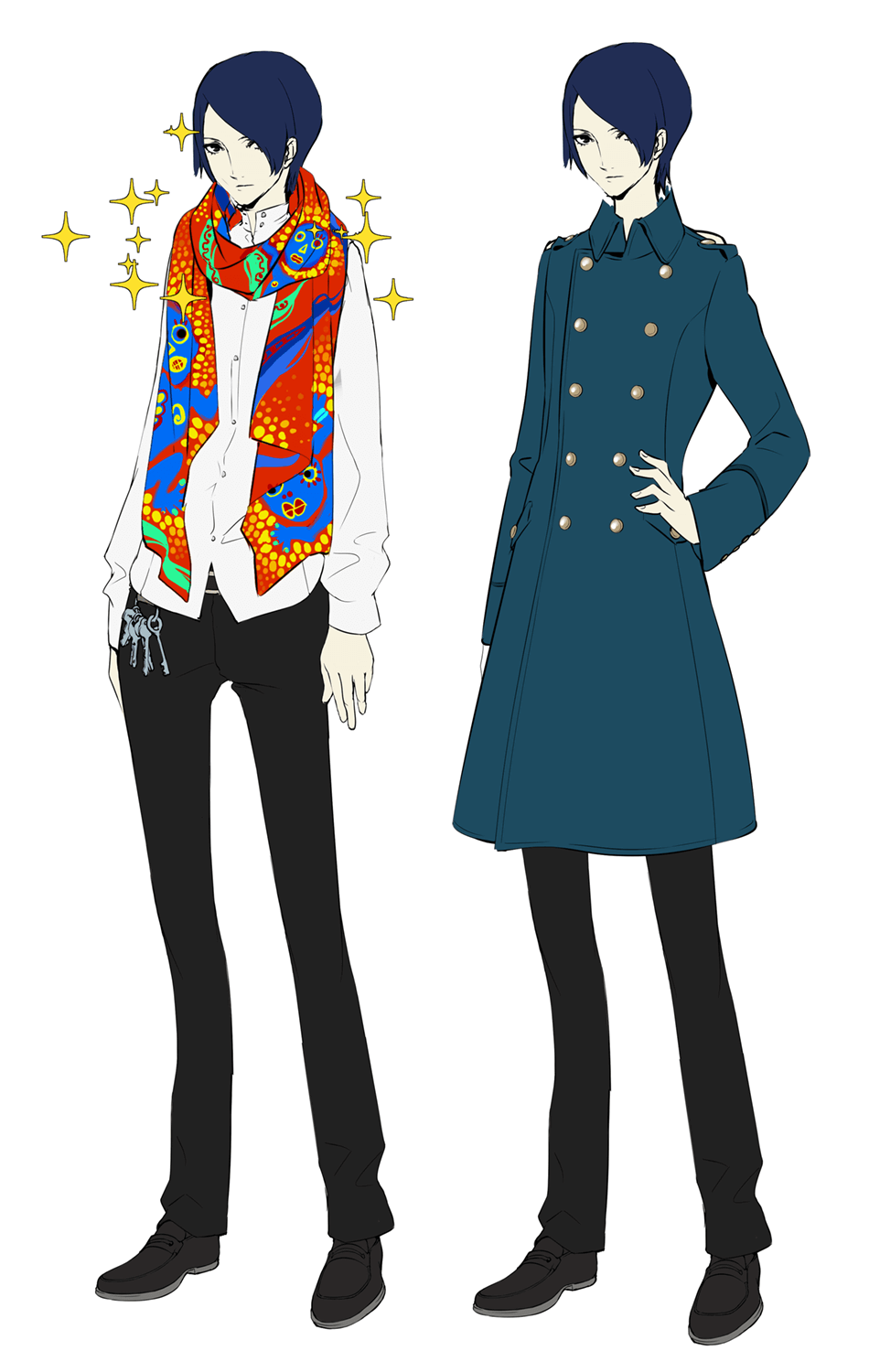 Yusuke Kitagawa Concept Art from Persona 5 Royal